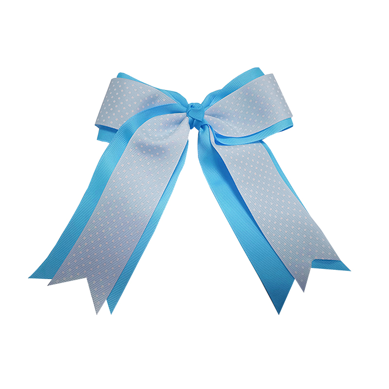 6 inch large grosgrain cheer bows with alligator hair clips for teens
