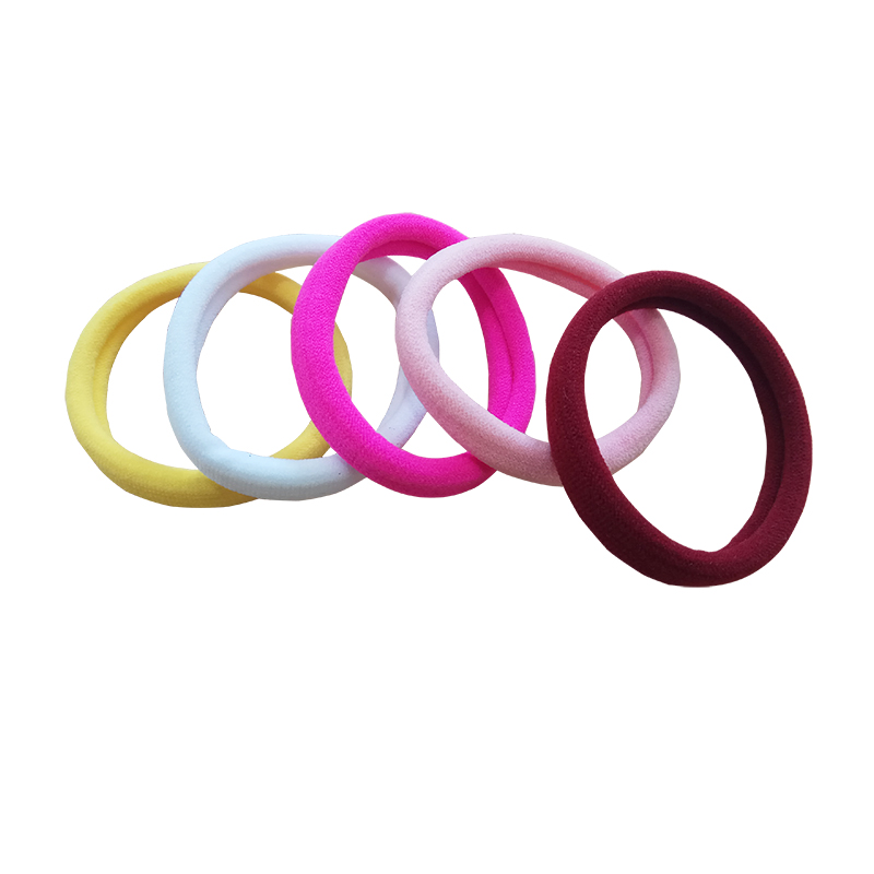 Soft seemless elastic hair tie ponytail holders for hair bows