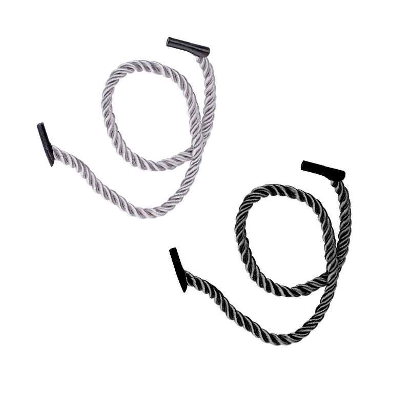 Three-stranded polyester twisted rope handle for paper bags
