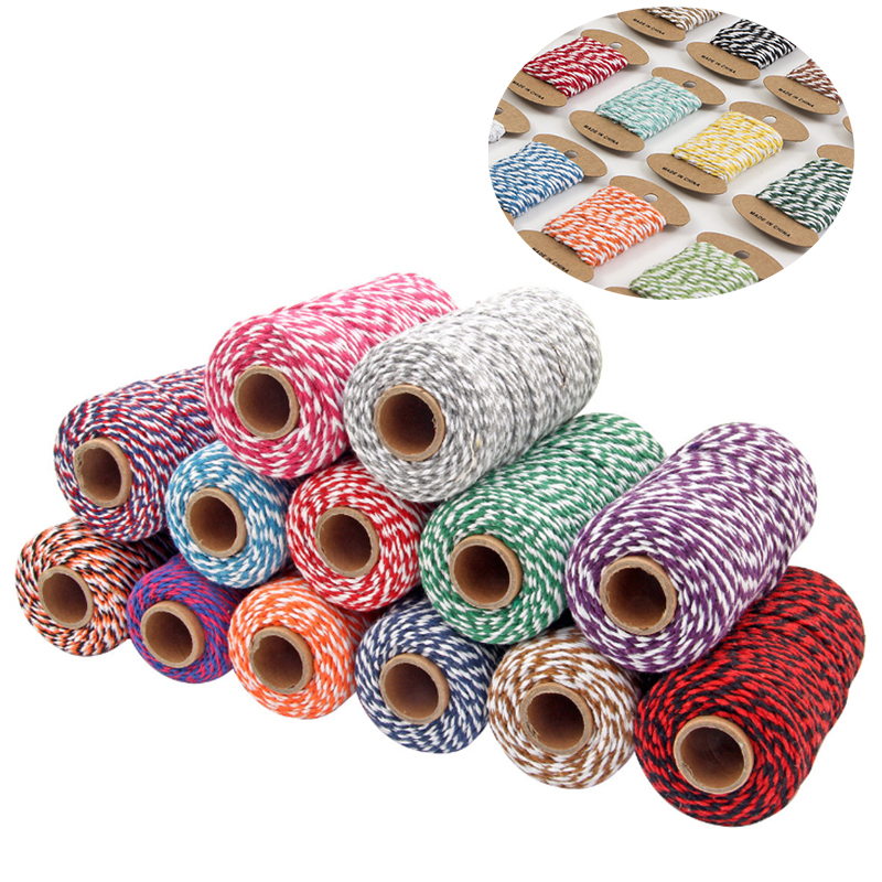 2mm twisted cotton twine,bakers twine for decoration