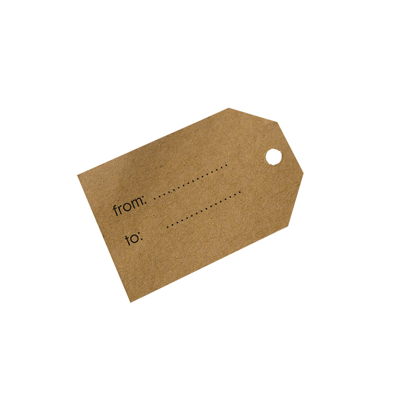 Greeting cards thanking you printed paper hangtags with custom printing for packaging
