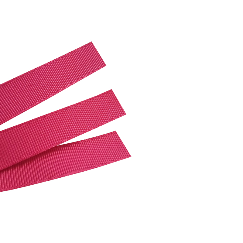 Polyester grosgrain ribbons  heat straight cut without fraying