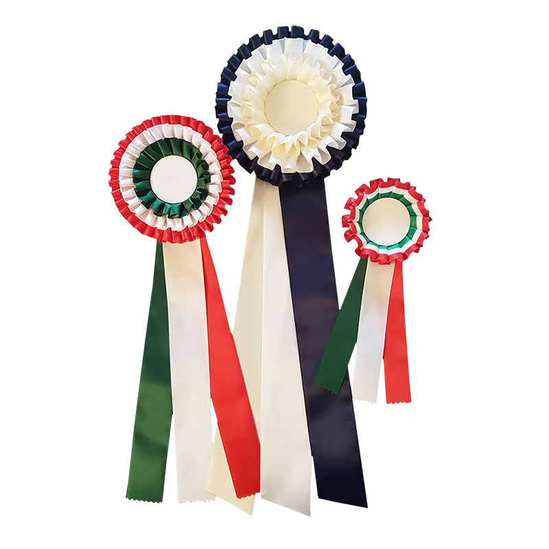 Wholesale custom printed horse award ribbon rosette